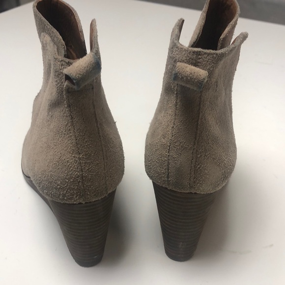 Lucky Brand wedge suede booties - Picture 2 of 8